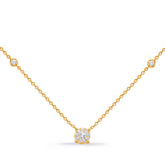 Yellow Gold Diamond Necklace